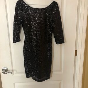 Sapplize Dolls L black cocktail dress